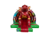 Combi toboggan avant incurvé Dragon 3D rouge 5x4,3m