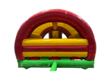 Combi toboggan avant incurvé Dragon 3D rouge 5x4,3m