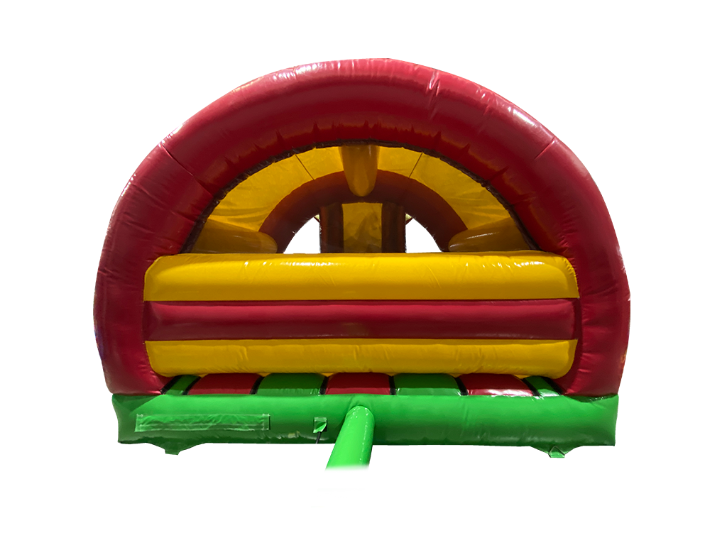 Combi toboggan avant incurvé Dragon 3D rouge 5x4,3m