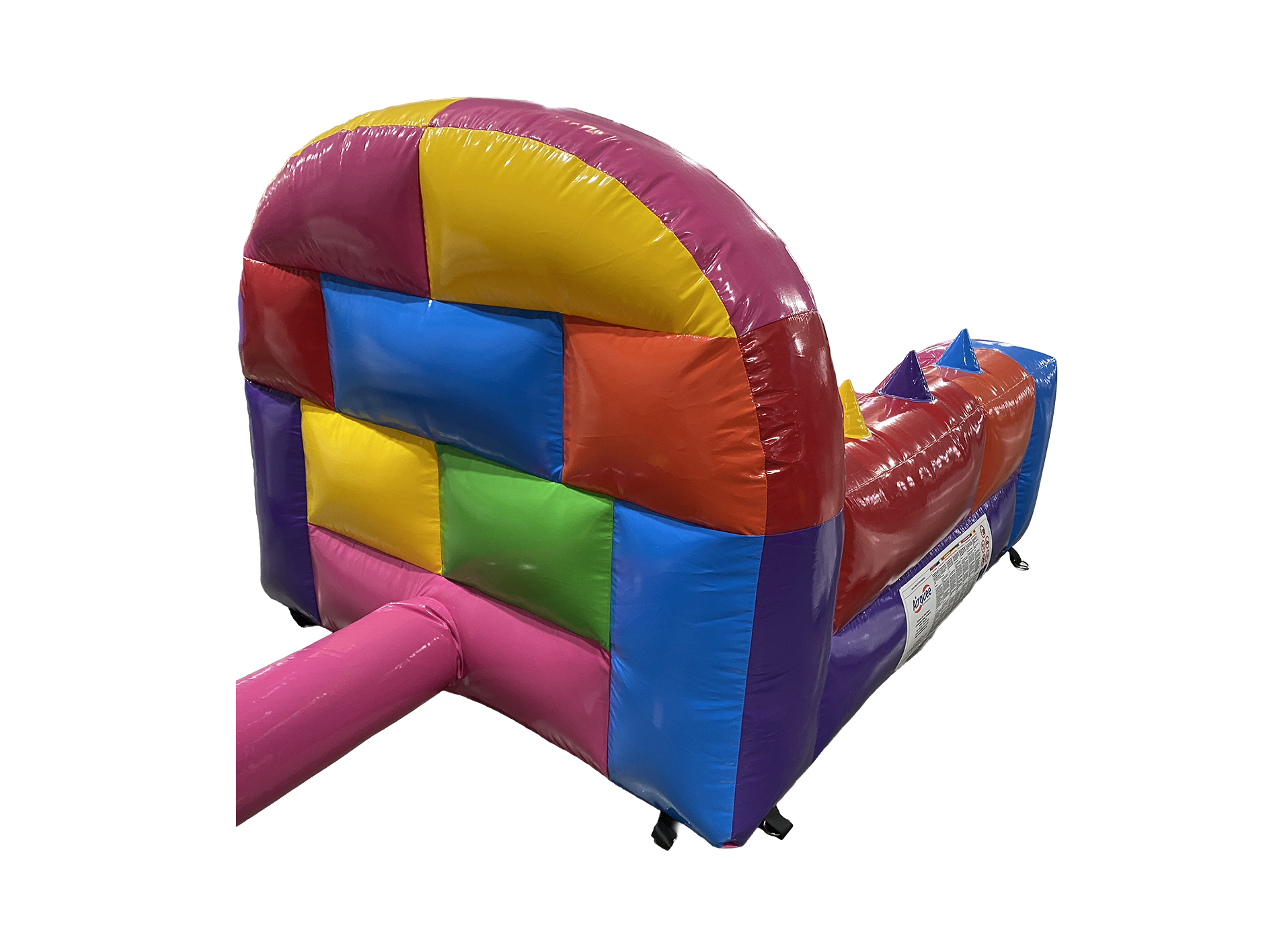 Building Bricks High Back Inflatable Ball Pool