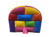 Building Bricks High Back Inflatable Ball Pool
