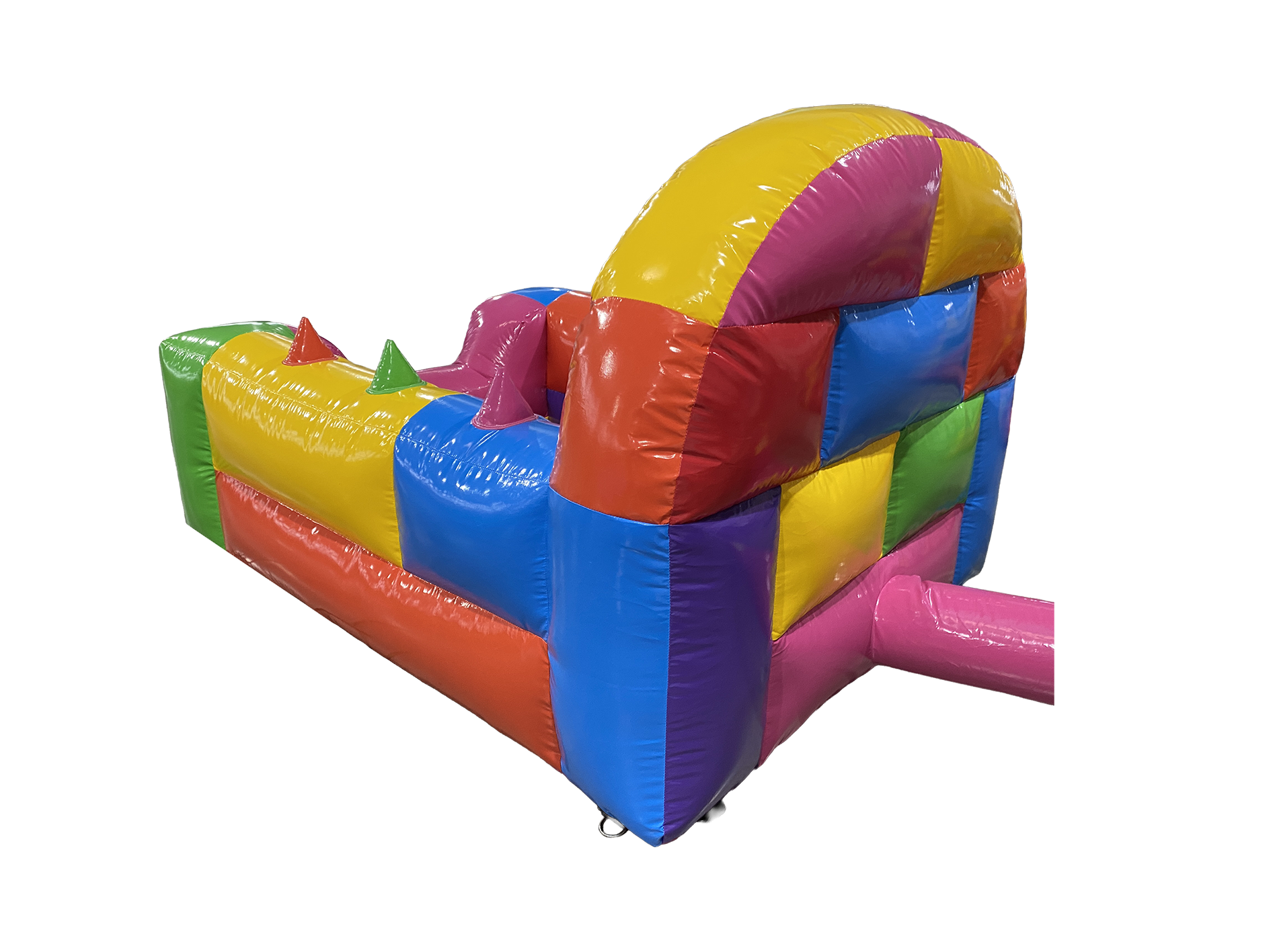 Building Bricks High Back Inflatable Ball Pool