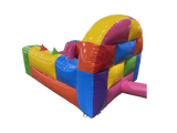 Building Bricks High Back Inflatable Ball Pool