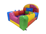 Building Bricks High Back Inflatable Ball Pool
