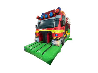1 Part 3D Fire Truck Obstacle Course