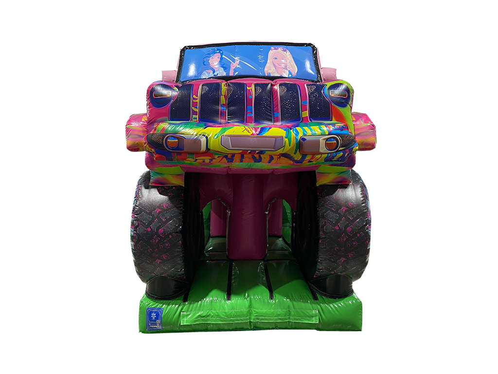 Cursă cu Obstacole 3D Roz 4x4, 1 Parte