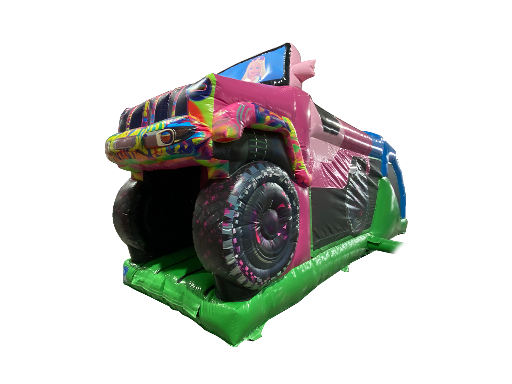 Cursă cu Obstacole 3D Roz 4x4, 1 Parte