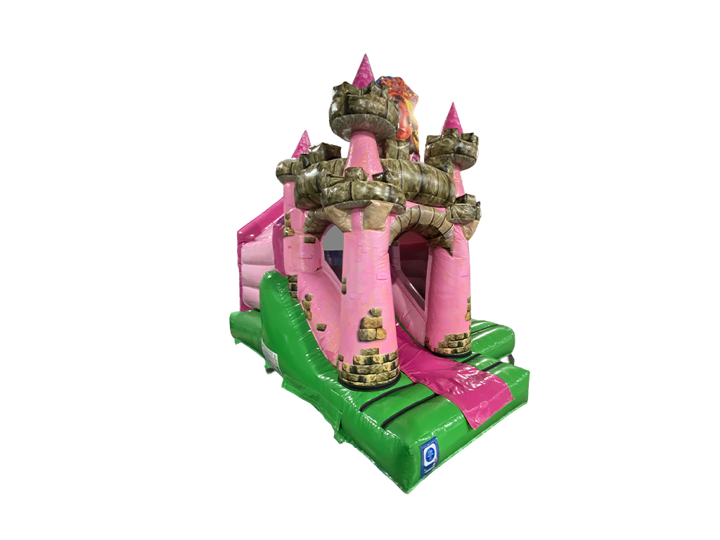 Combi avant toboggan château princesse 3D 5x4m