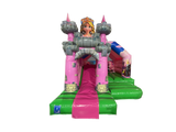 Combi avant toboggan château princesse 3D 5x4m