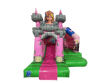 Combi avant toboggan château princesse 3D 5x4m