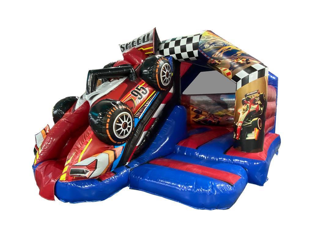 Combi Frontal Slide Carro de Corrida 3D 5x4m