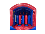 Blau-Roter Party Modularer Power Assault Parcours - Eingangsteil
