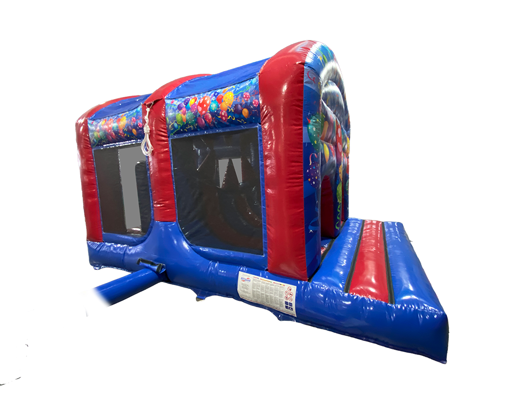 Blau-Roter Party Modularer Power Assault Parcours - Eingangsteil
