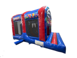 Blau-Roter Party Modularer Power Assault Parcours - Eingangsteil