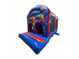 Blau-Roter Party Modularer Power Assault Parcours - Eingangsteil