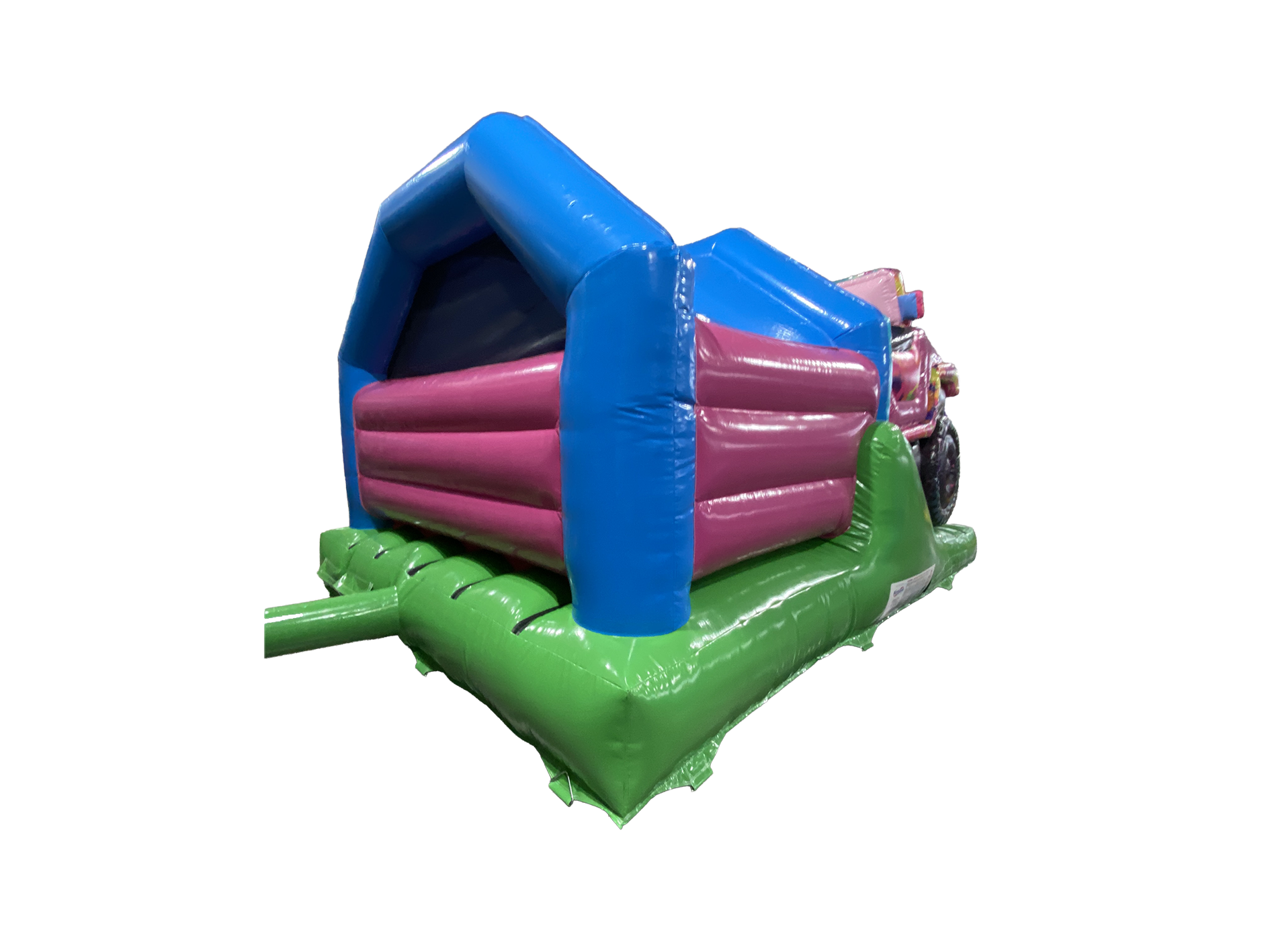 5x4m 3D Pink 4x4 Vorderseite Rutsche Kombi