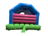 5x4m 3D Pink 4x4 Vorderseite Rutsche Kombi