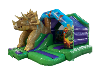 15x12ft 3D Triceratops Front Slide Combi