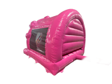 5 x 4 m Pinke Party-Contour-Front-Rutsche Kombi