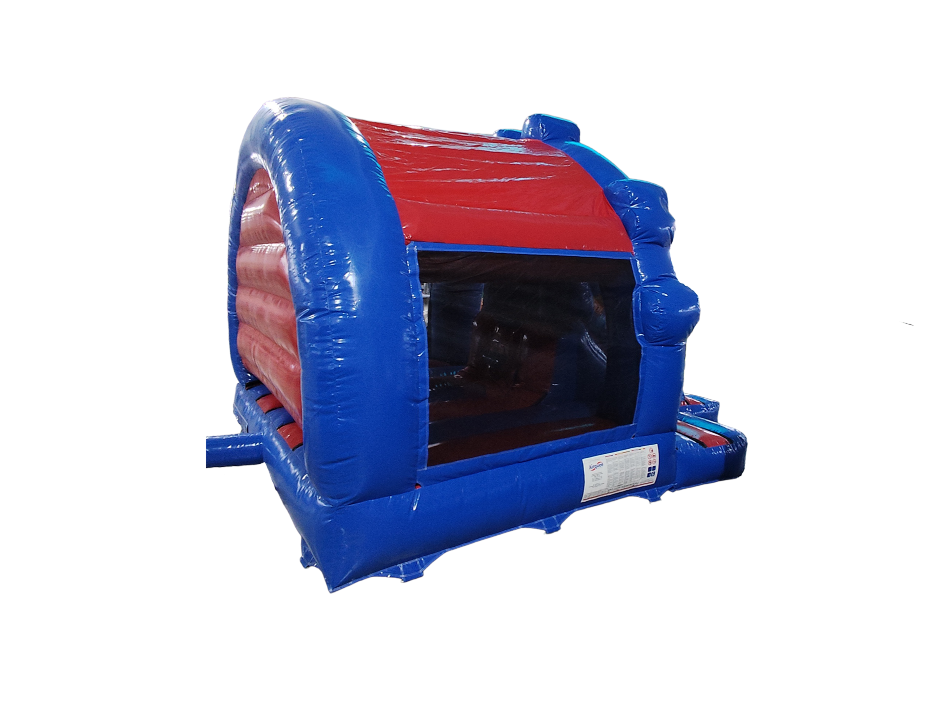 Combi avant toboggan contour rouge et bleu 5x4m