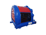Combi avant toboggan contour rouge et bleu 5x4m