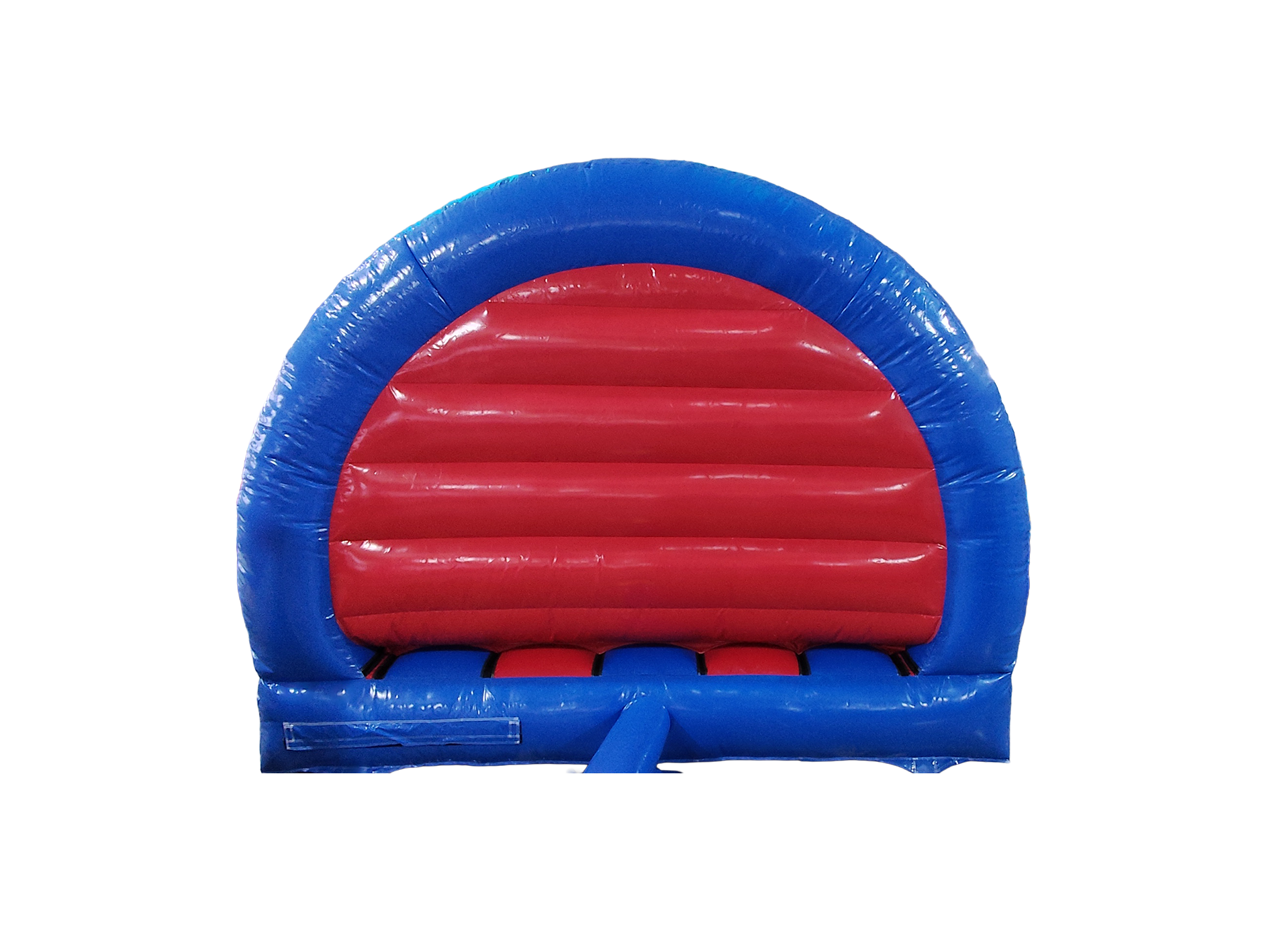 Combi avant toboggan contour rouge et bleu 5x4m