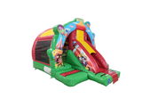 Combi avant toboggan contour cirque 5x4m