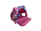 Château gonflable princesse courbé contourné 3,7x3,7m