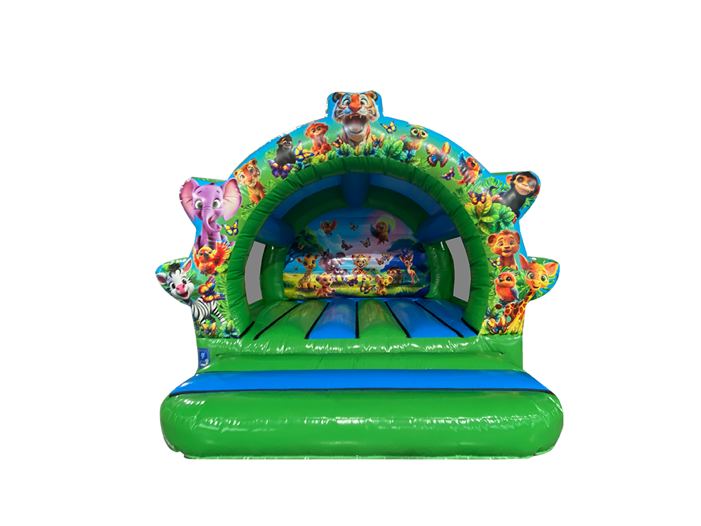 Château Gonflable Contour Jungle 3,7x3,7 m (Copie)