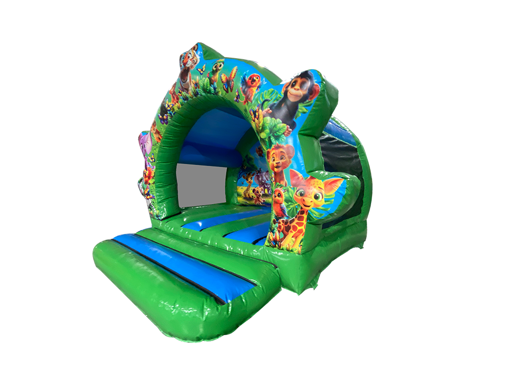 Château Gonflable Contour Jungle 3,7x3,7 m (Copie)