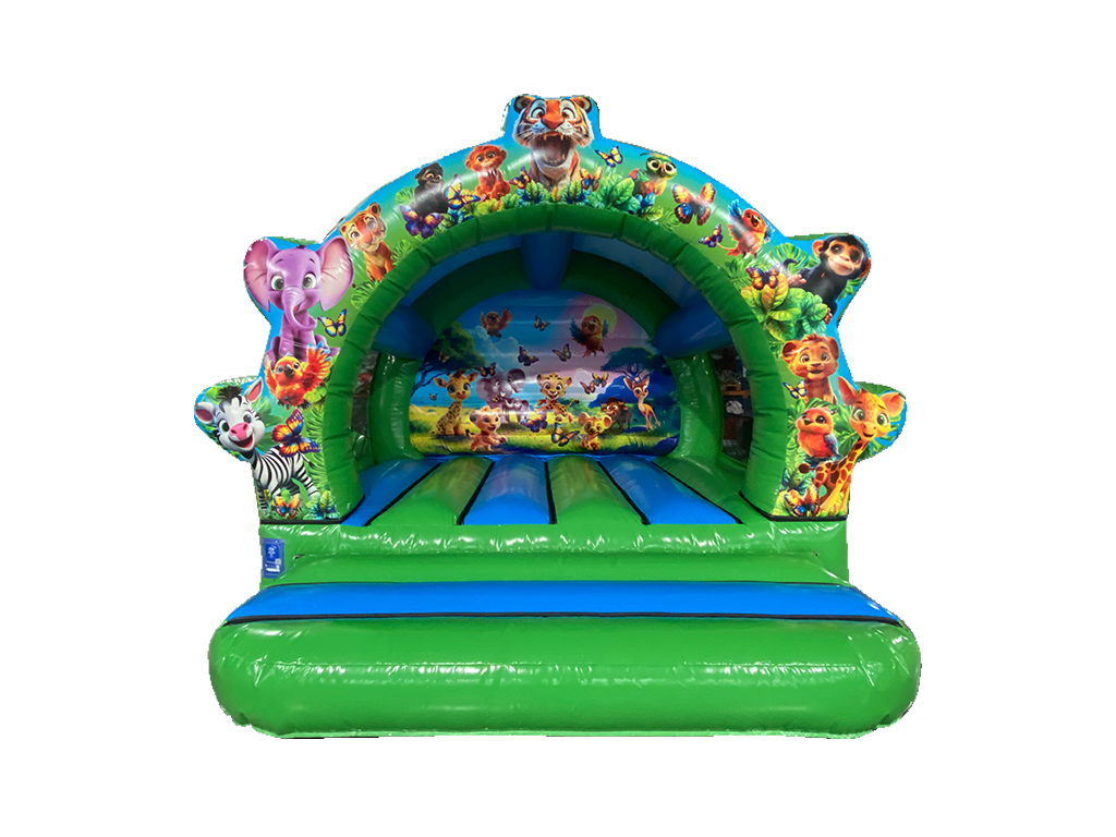 Château Gonflable Contour Jungle 3,7x3,7 m (Copie)