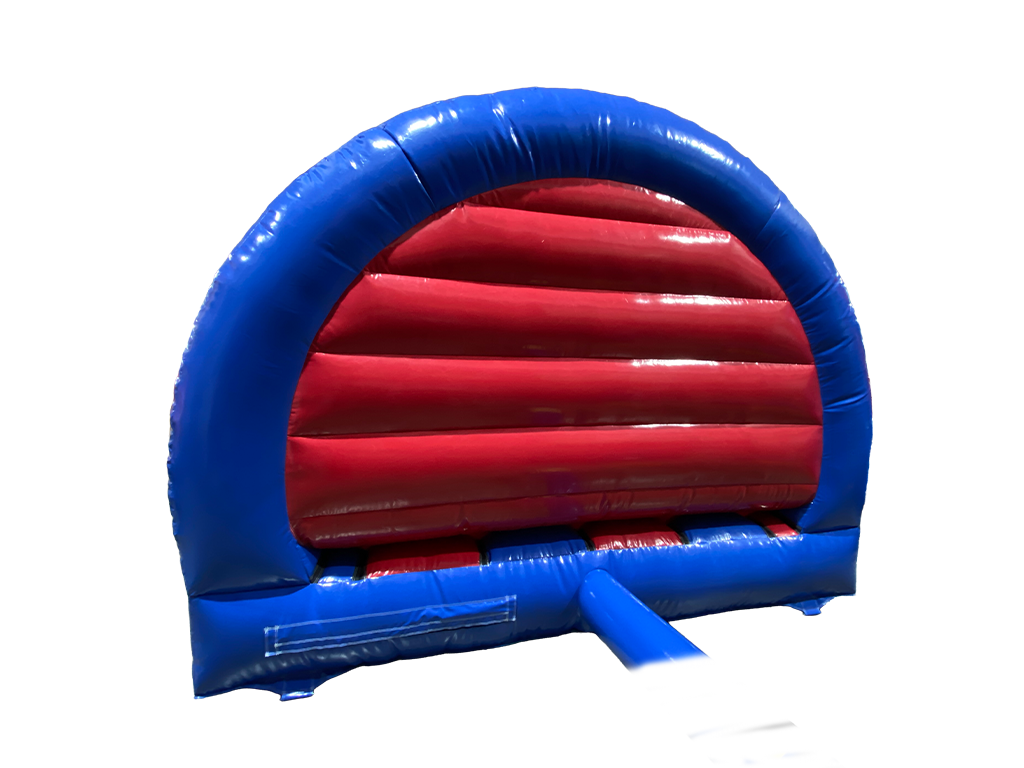 3.7x3.7m Rood & Blauw Feest Contour Springkussen