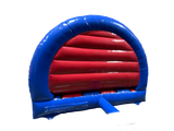 3.7x3.7m Rood & Blauw Feest Contour Springkussen
