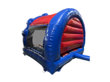 3.7x3.7m Rood & Blauw Feest Contour Springkussen