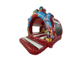 Gonfiabile Contornato Circo Bianco e Rosso 3.7x3.7m