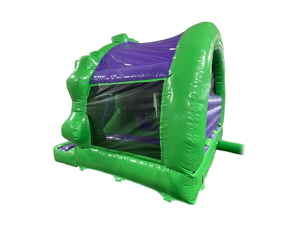 4,8x4,3m 3D Dinosaur Contour Gebogen Voorzijde Glijbaan Combi