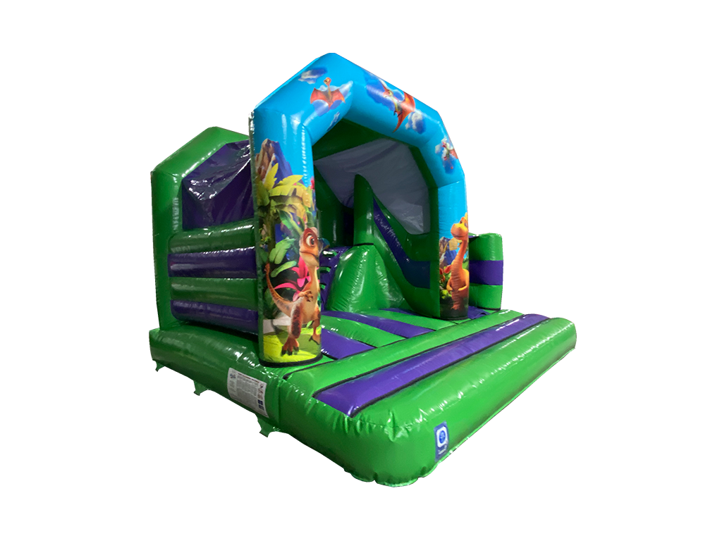 Dinosaur 180° Side Slide Bouncy Castle