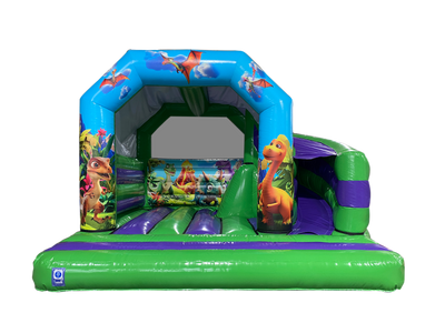 18x18ft Dinosaur 180° Side Slide Combi
