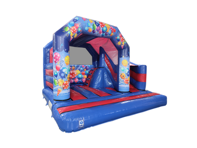 18x18ft Red & Blue Party 180° Side Slide Combi