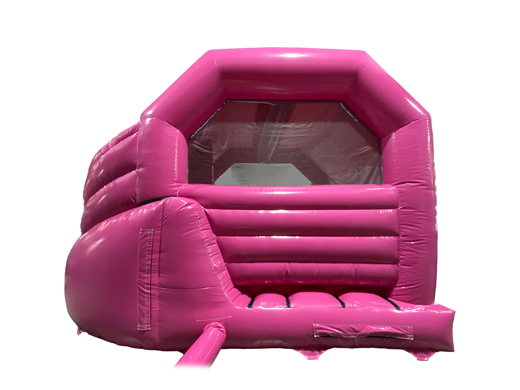 Pinke Party 180° Seitenrutsche Hüpfburg
