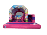 Unicorn 180° Side Slide Bouncy Castle