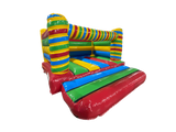 4x4m Multikleurig Twist H Frame