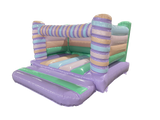 4x4m Mehrfarbiger Pastell Twist H-Rahmen