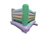 4x4m Mehrfarbiger Pastell Twist H-Rahmen