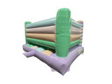 4x4m Mehrfarbiger Pastell Twist H-Rahmen