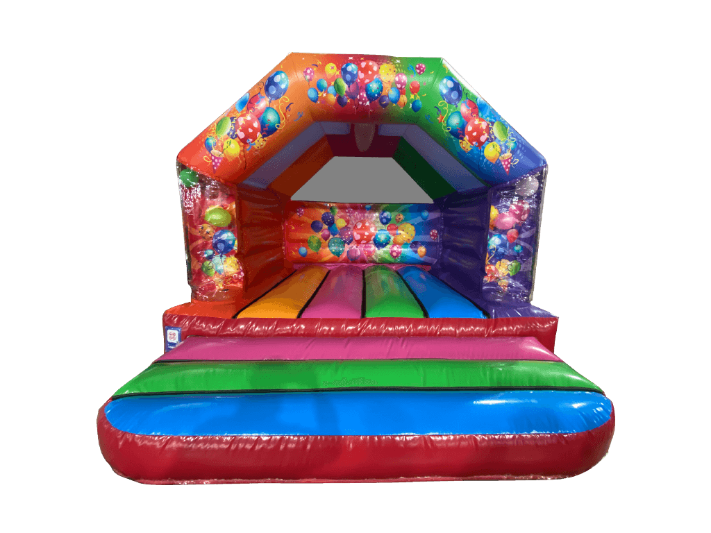 Cadre en A Ballons Flottants Multicolores pour Fête 3,7x3,7m