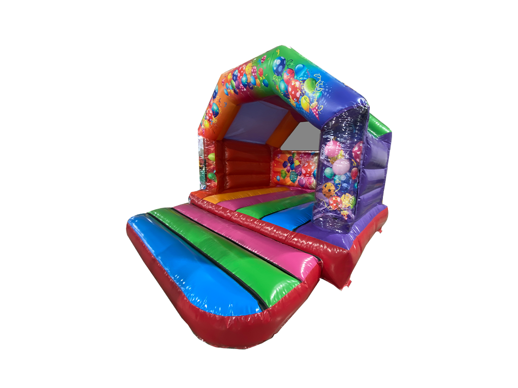 Cadre en A Ballons Flottants Multicolores pour Fête 3,7x3,7m