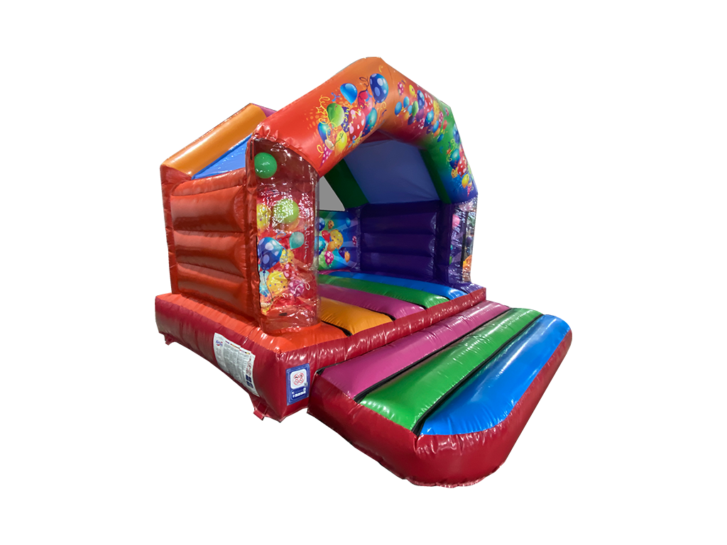 Cadre en A Ballons Flottants Multicolores pour Fête 3,7x3,7m