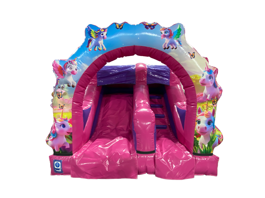 5ft Platform Unicorn Contoured Slide