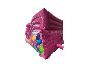 1,5m Plattform Pink Party Konturierte Rutsche